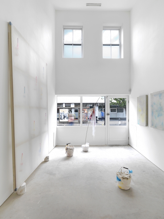 May Hands: Bleach, installation view, Roman Road, London, 25 June - 01 August 2015. © Ollie Hammick