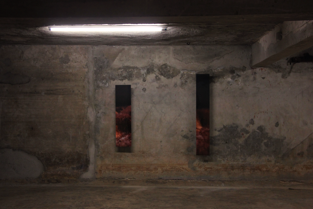 Elli Antoniou: _overlapping moments of a slightly present, installation view, Saigon, Athens, 2021